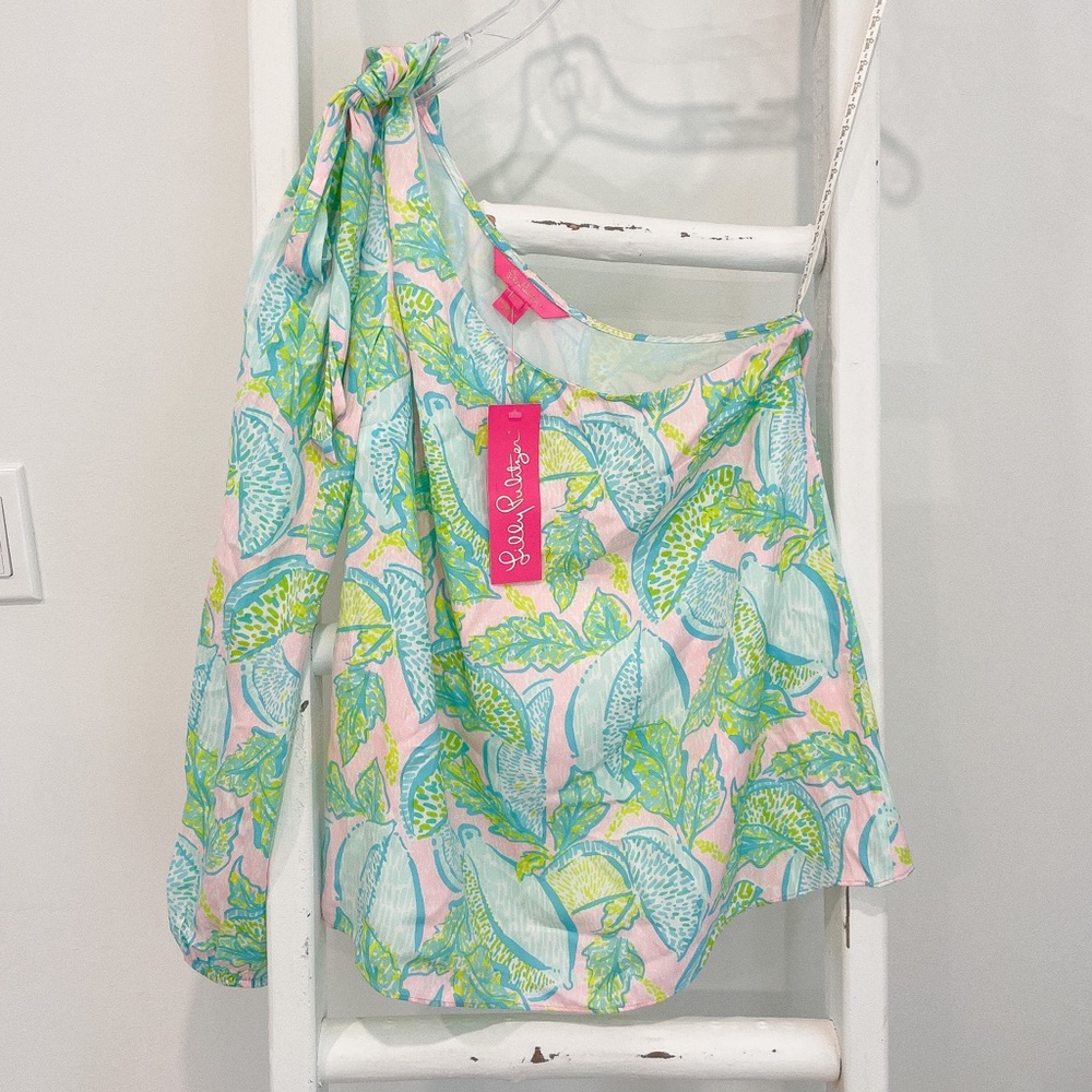 Lilly Pulitzer Top Urchin Pink Avena Top / New with Tags
